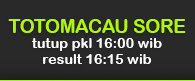 Prediksi Paito TOTOMACAU SORE 4D